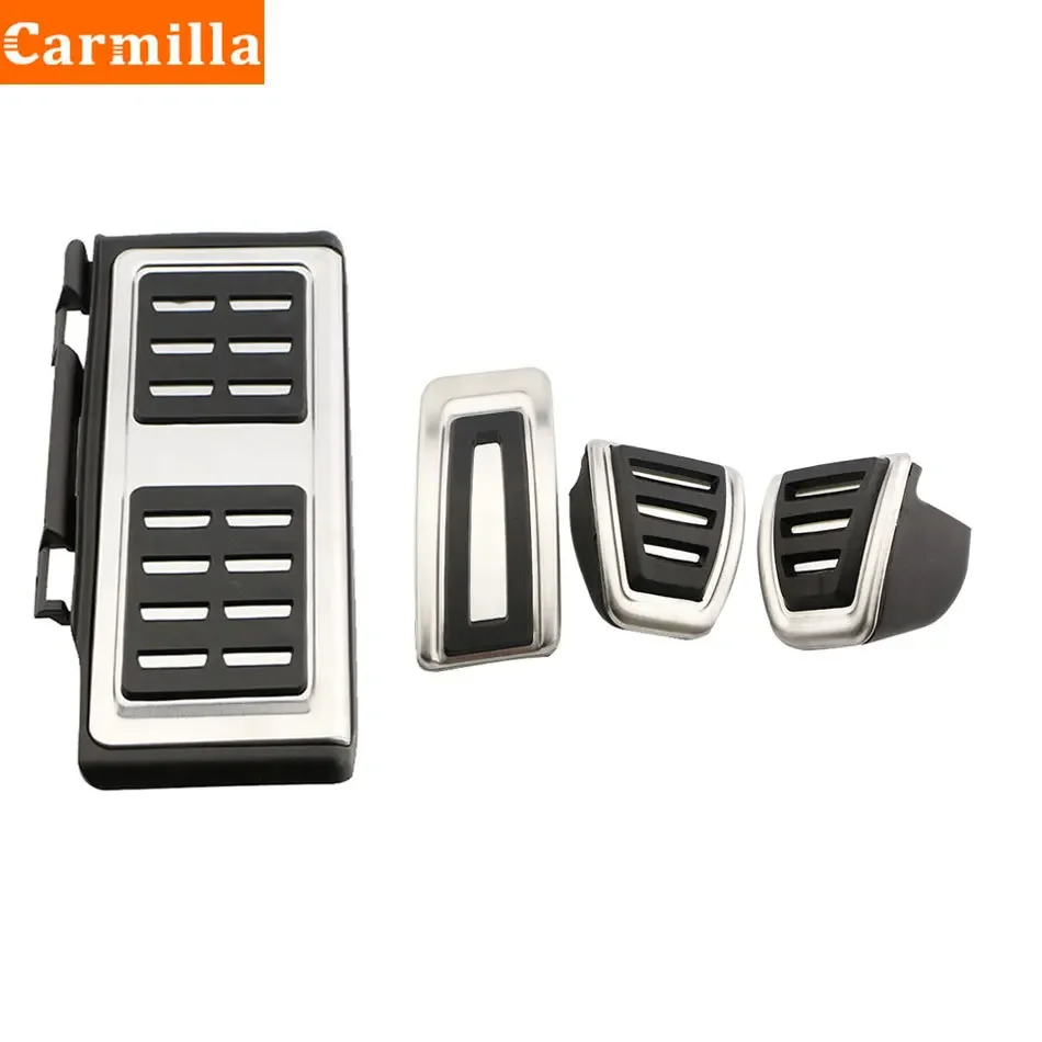 Car Styling Sport Fuel Brake Dead Pedal Cover Set DSG for Seat Leon 5F MK3 for Skoda Octavia A7 for VW Golf 7 Auto Accessories