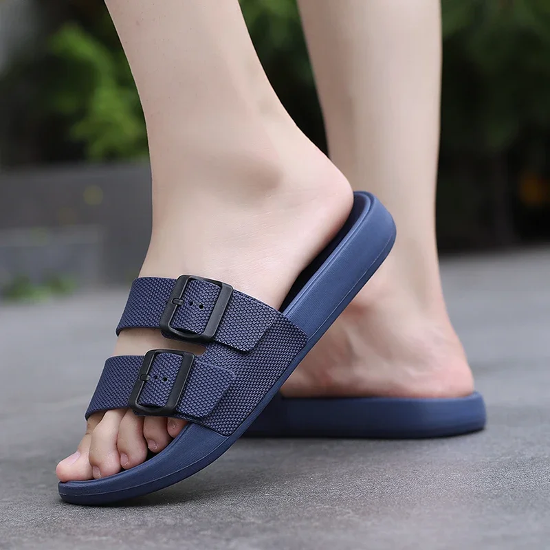 Sandales D'été Respirantes Et Décontractées Pour Homme - Pour Les Vacances, Le Sport, La Randonnée - Confortables - Imperméables - Légères - Pour Les Voyages Et, Noir