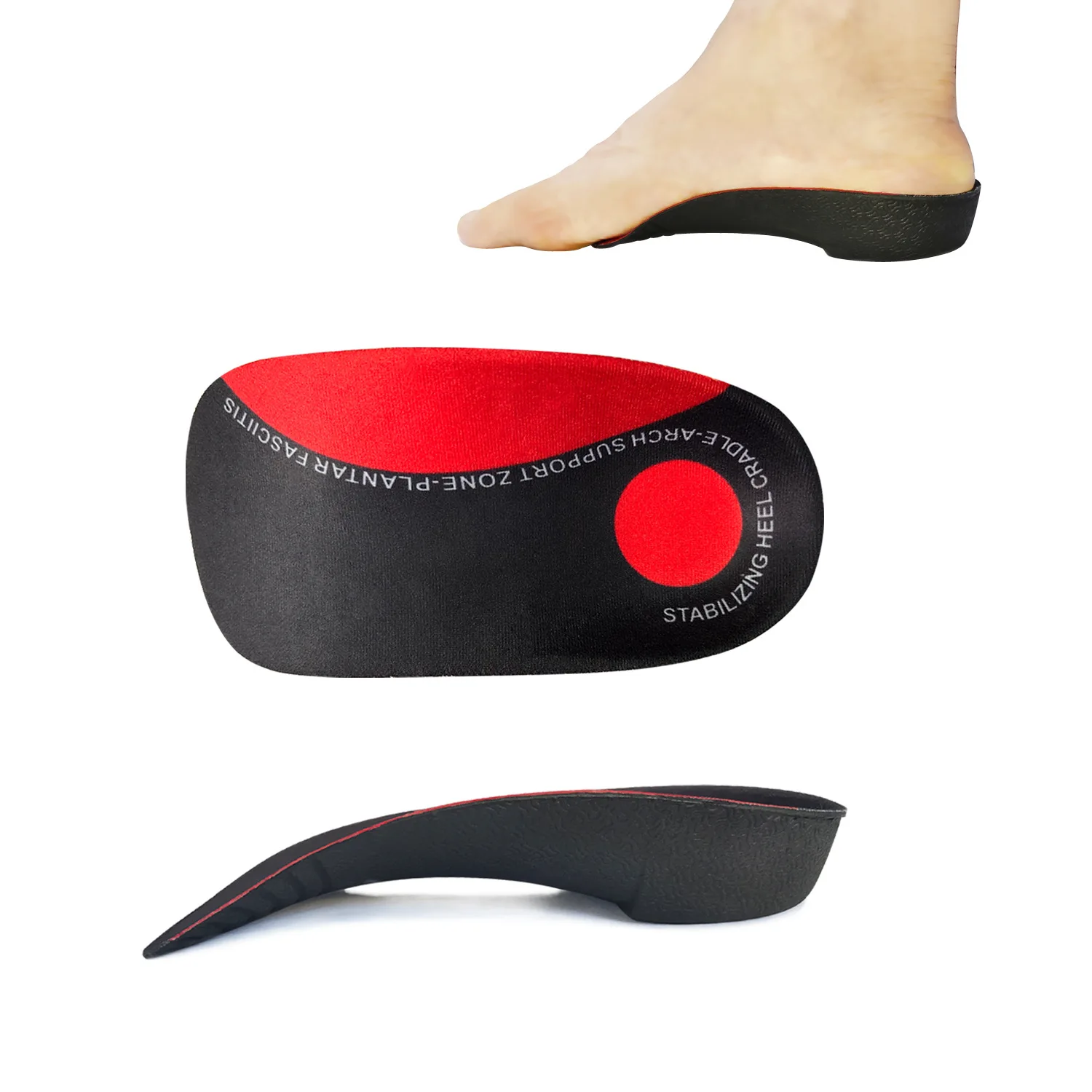 EVA Orthopedic Insoles For Shoes Men Women Flat Foot Arch Support Heel Pain Plantar Fascia Insoles Heel Cushion Shoe Pad Inserts