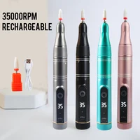 35000RPM Rechargeable Nail Drill Machine Portable Manicure Drill Nail Cuticle E-File Nail Polisher Cordless Nail Drill Machine 1