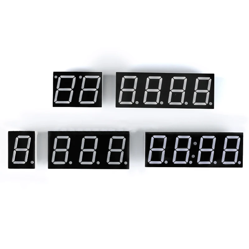 LED Display 7 Segment 1 Bit/2 Bit/3 Bit/4 Bit Digit Tube 2pcs 0.56inch Red Common Cathode / Anode led digital tube display