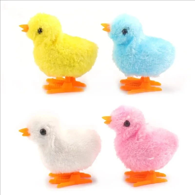 New Cute Plush Toy Chicken Plush Animal Toy Adjustable Rotation Children's Toy Birthday Gift Gift Gift for Children Cat Play Toy 6