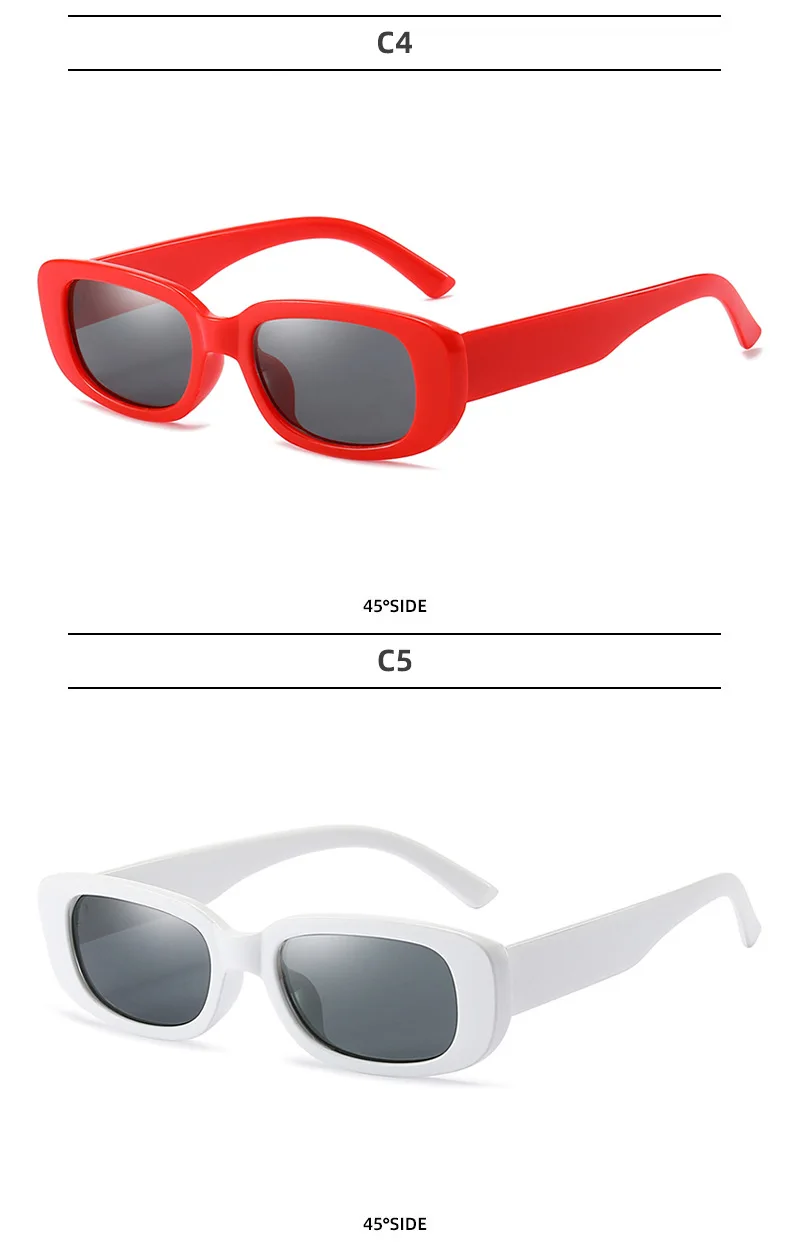 Steampunk Rectangle Sunglasses For Men And Women Uv400 Protection_voghion.com