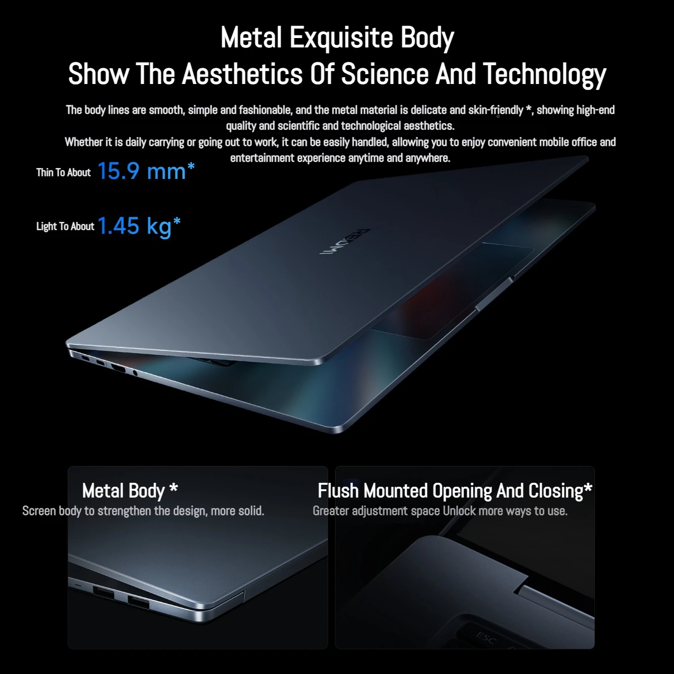 Xiaomi REDMI Book Pro 14 2025 Laptop Ultra 7 255H/Ultra 5 225H Intel Arc Graphics 32GB LPDDR5X 1T SSD 14-inch 120Hz 2.8K Screen 4