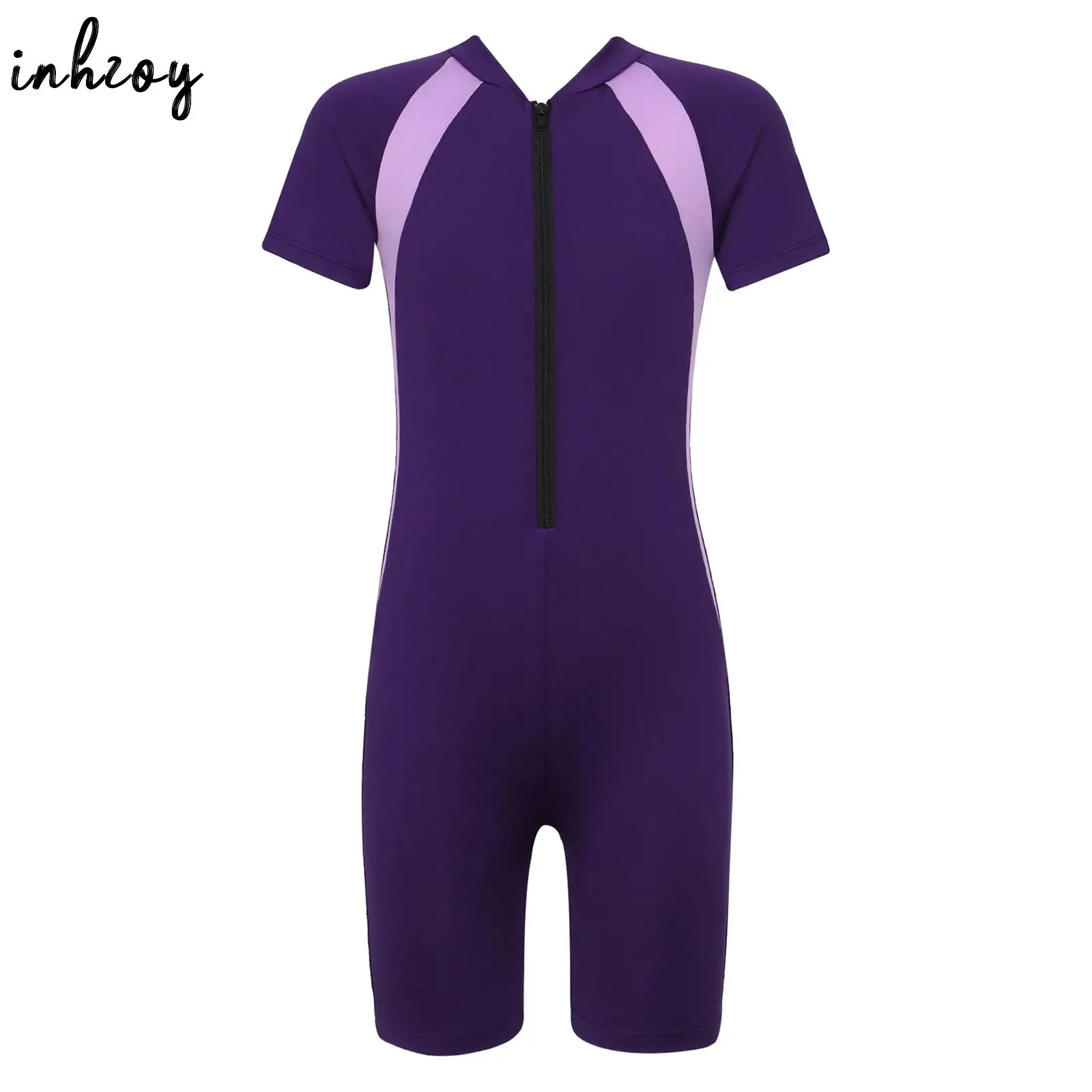 Children Swimsuits One Piece Rash Guard Swimsuits UPF 50+ UV Protection