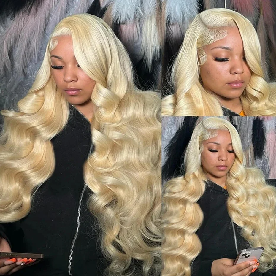 300% High Density Body Wave Blonde Wig