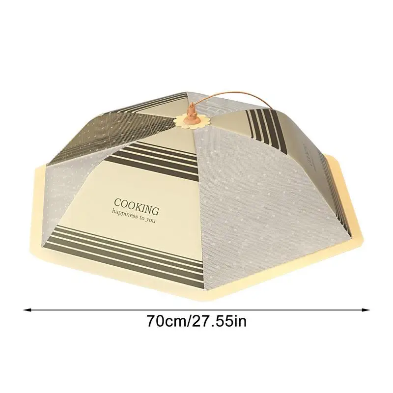 Foldable Food Mesh Cover Fly Anti Mosquito Pop-Up Food Cover Umbrella Meal Vegetable Fruit Breathable Kitchen Accessories food cover