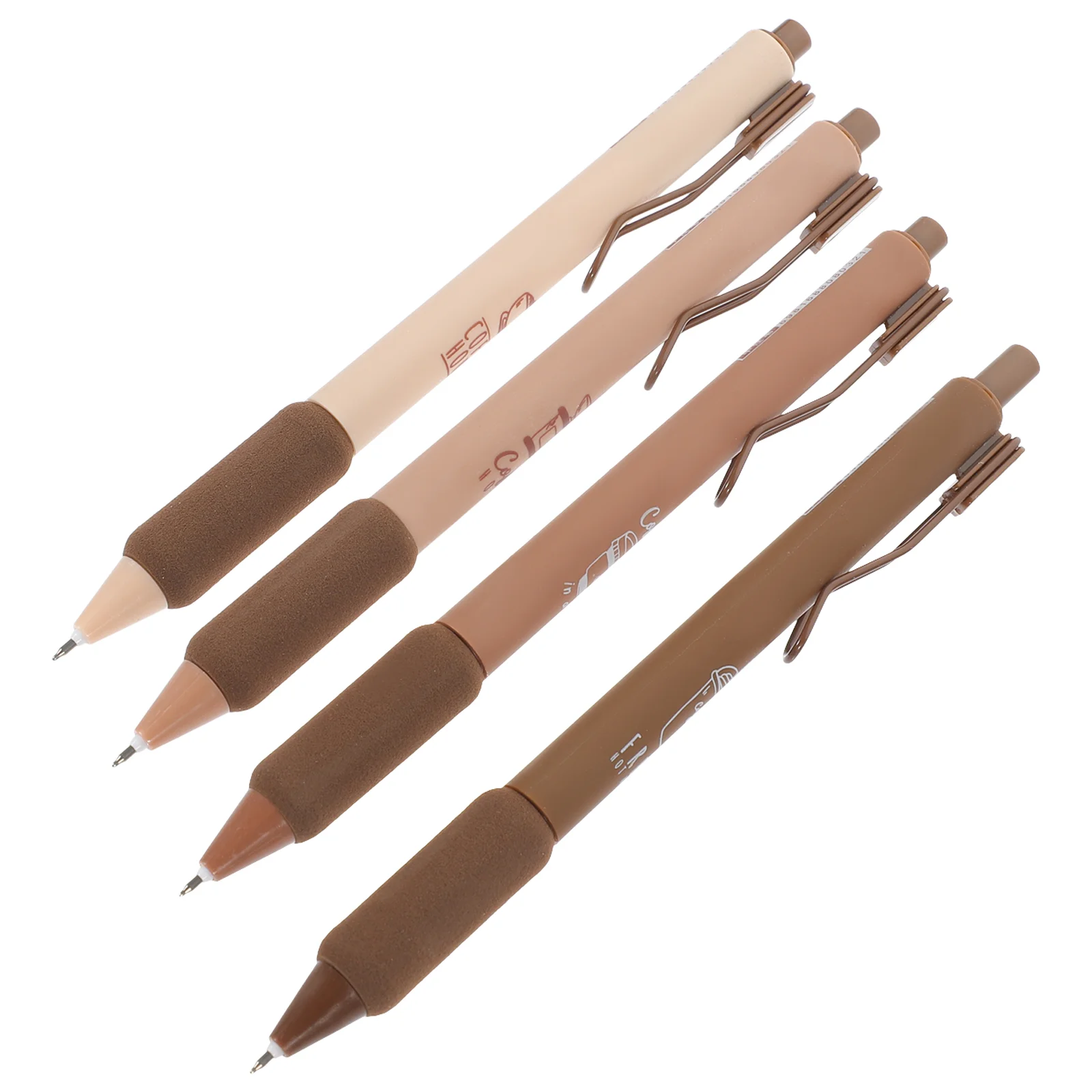 

4 Pcs Brush Question Pen Multi-function Ink Pens Kids Gel Lovely Writing Plastic Signature Student Stationery
