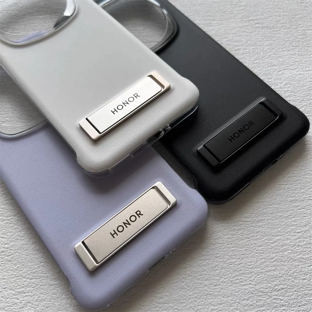 Leather Kickstand Case - Luxury Protective Shockproof Cover