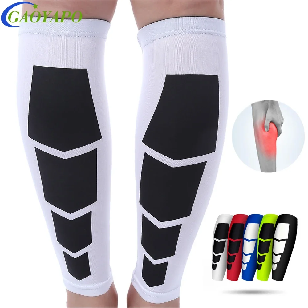 Sparthos Calf Compression Sleeves (Pair) – Leg Compression Socks For Men And Women – Shin Splint Calf Pain Relief Air Travel Flight Nurses Maternity Basketball Football Soccer (Pink-M - View #9