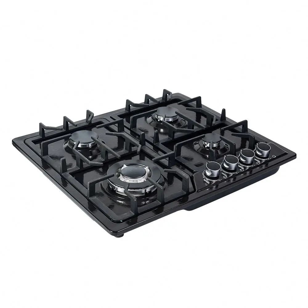 Kitchen Appliance Stainless Steel Built in Gas Hob With 4 Burner Gas Cooker