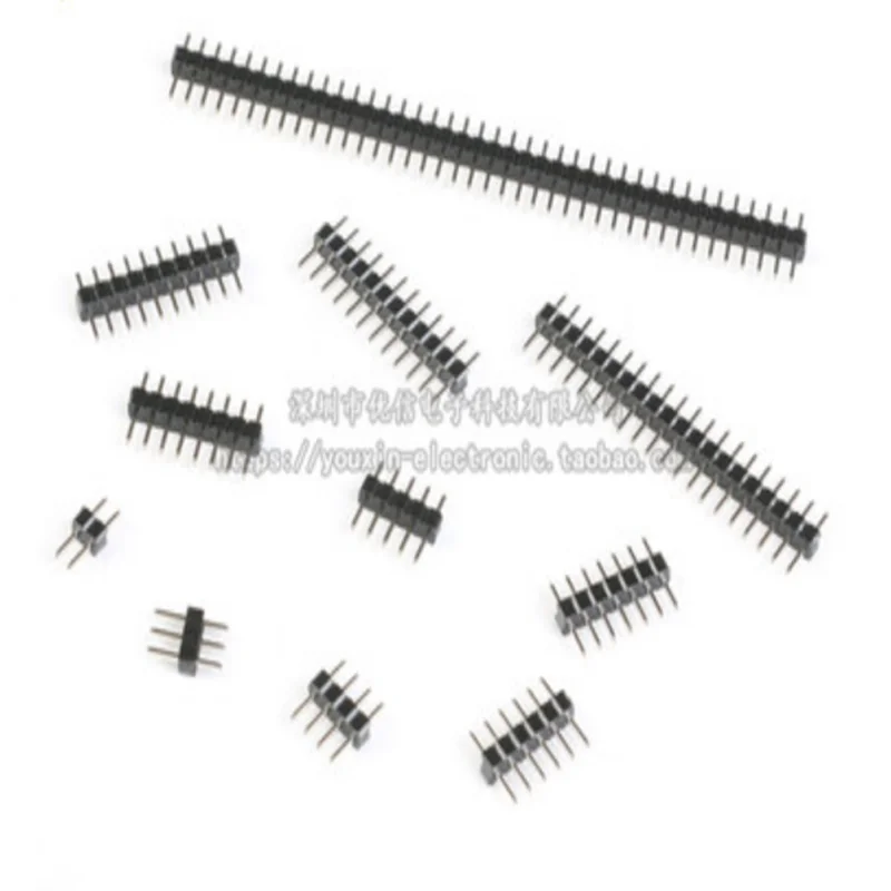 

100PCS/lot 2.0mm pitch, single row needle, straight copper needle 1*2P/3/4/5/6/7/8/10/12/20/40P