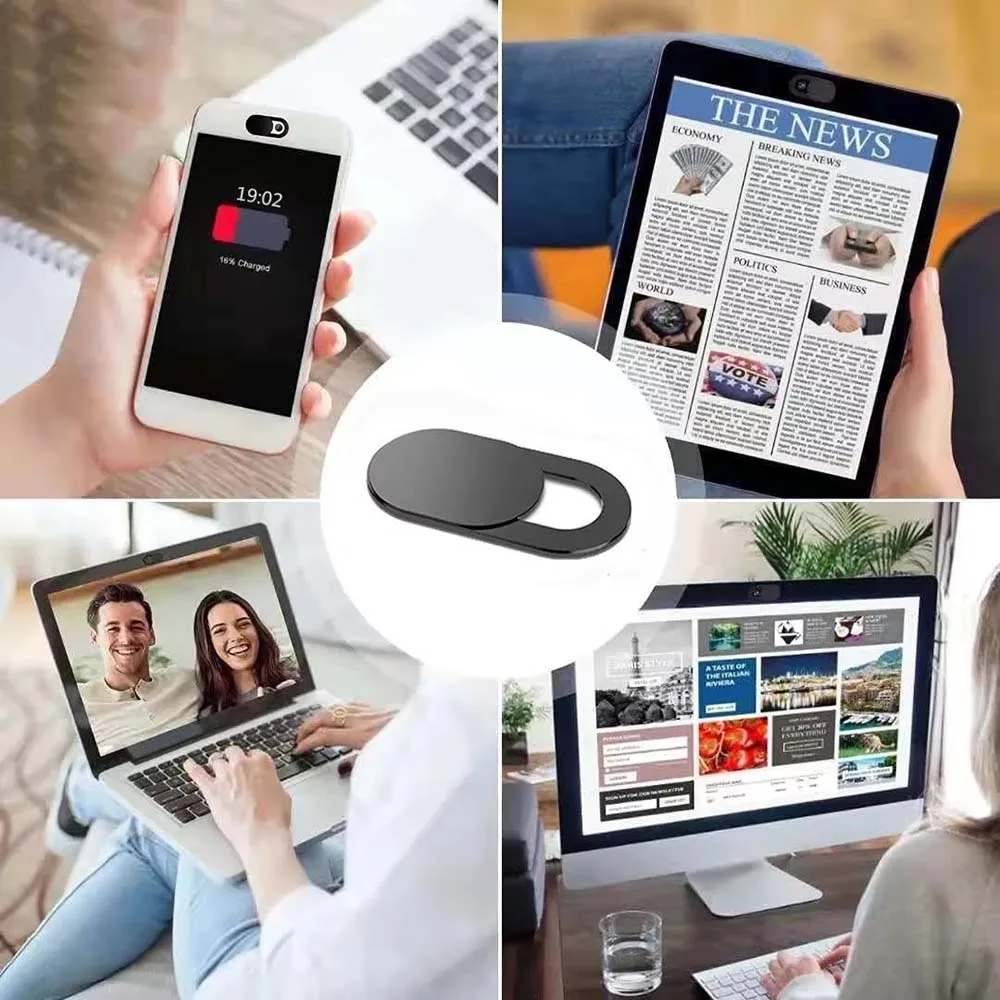 Privacy-Protecting Camera Slider for Laptops, Tablets, and Phones