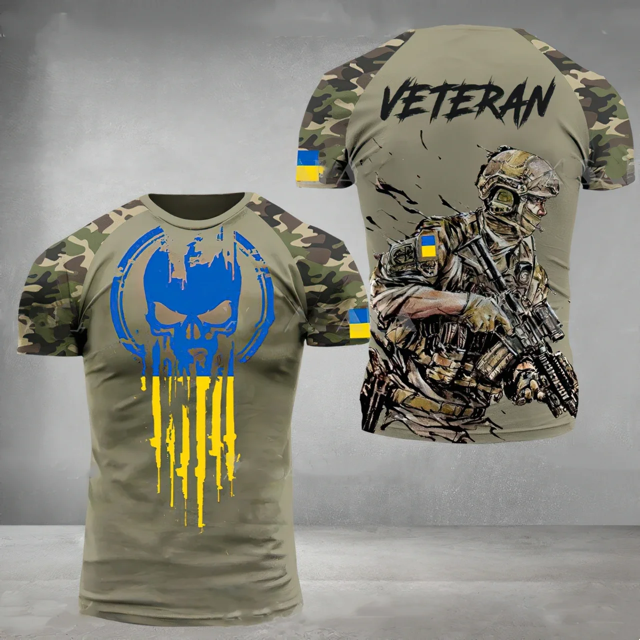 

Fashion Ukrainian 3d Print T Shirt for Men's Special Forces Plus Size Shirts Male Short Sleeve Casual Summer Fashion Camisetas