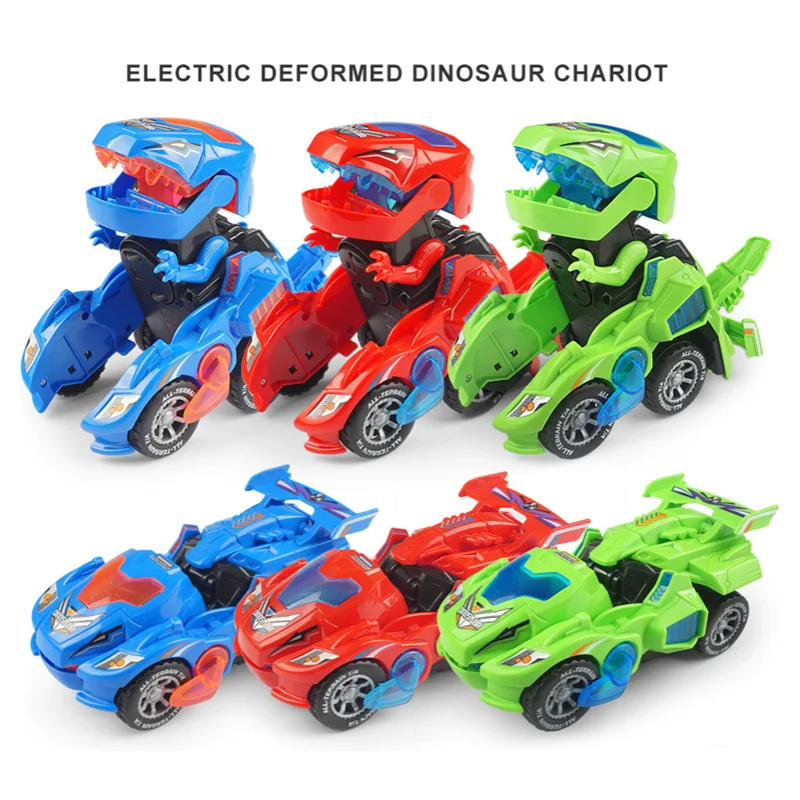 Car Children Dinosaur LED Led Deformed Car Universal Wheel Deform Robot Vehicle Toy with Lights Sounds Christmas Gift for Kids car children dinosaur led led deformed car universal wheel deform robot vehicle toy with lights sounds christmas gift for kids