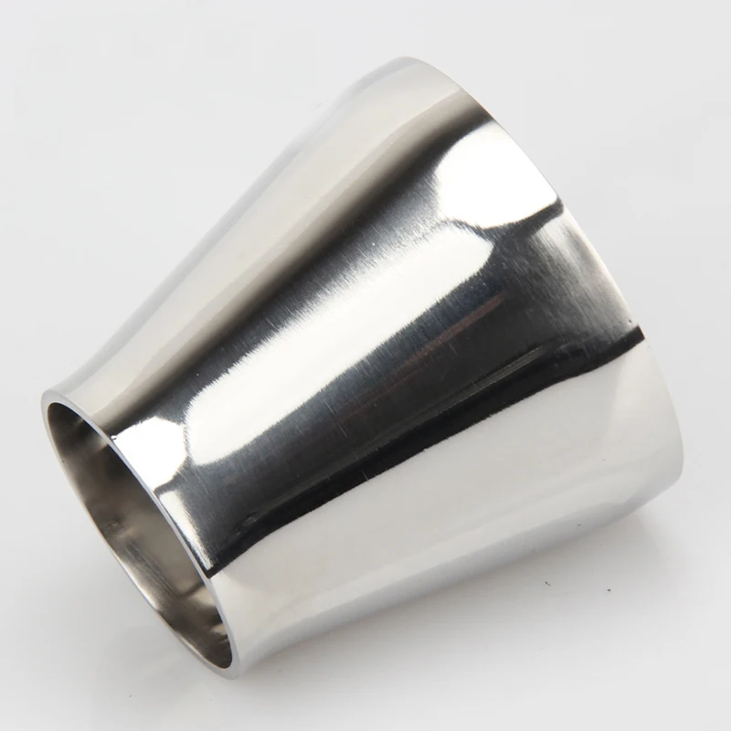 Car accessories tube exhaust pipe 19mm-108mm Adapte SS304 Stainless Steel Butt Welding Speed Reducer