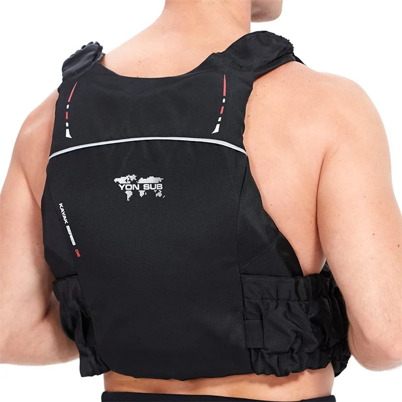 Adult Adjustable Multi Pocket Life Jacket for Kayak Canoeing Fly Fishing Watersport