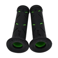 Universal 22MM Motorcycle Handlebar Grips - Rubber Modification Accessories (Green)