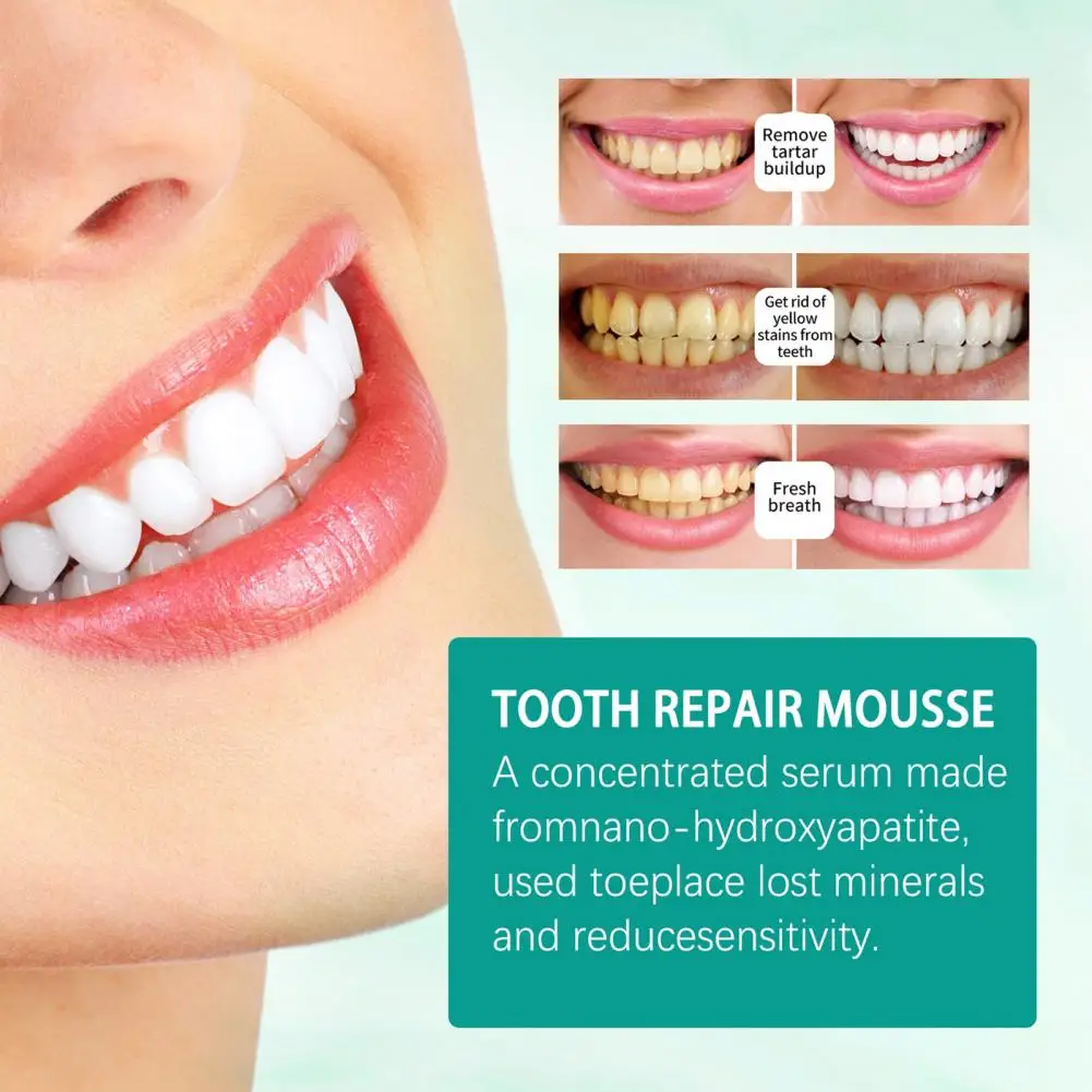 

Oral Toothpaste Practical Yellowish Eliminating Whitening Home Supply Mousse Toothpaste Teeth Mousse
