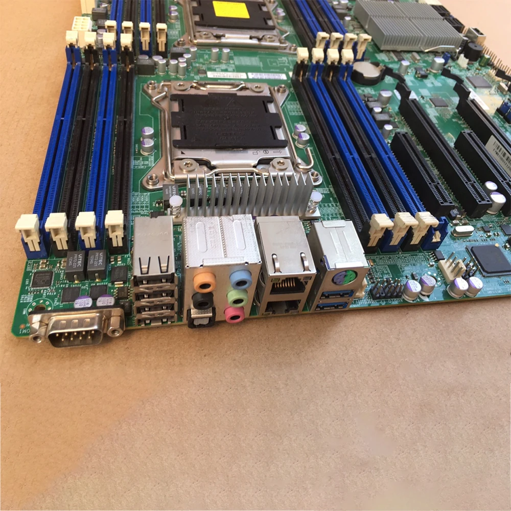 슈퍼 마이크로 마더보드 듀얼 E5-2600 LGA2011 Suppot C602 DDR3 X79 X9DAI용