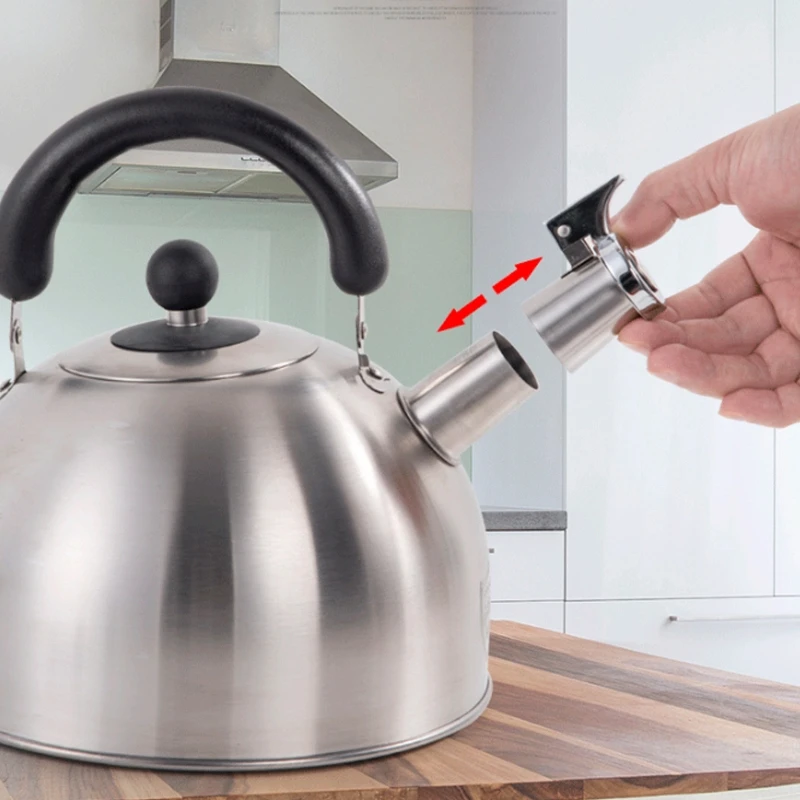 Whistling Kettle Replace Nozzle Tea Water Boiling Kettle Whistling Spout Nozzle Lid Whistle Replacement 27RB kettle spout replacement