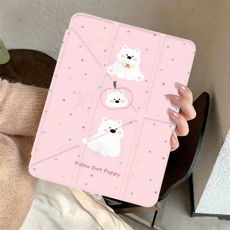 Tri-Fold Tablet Case with Pencil Holder