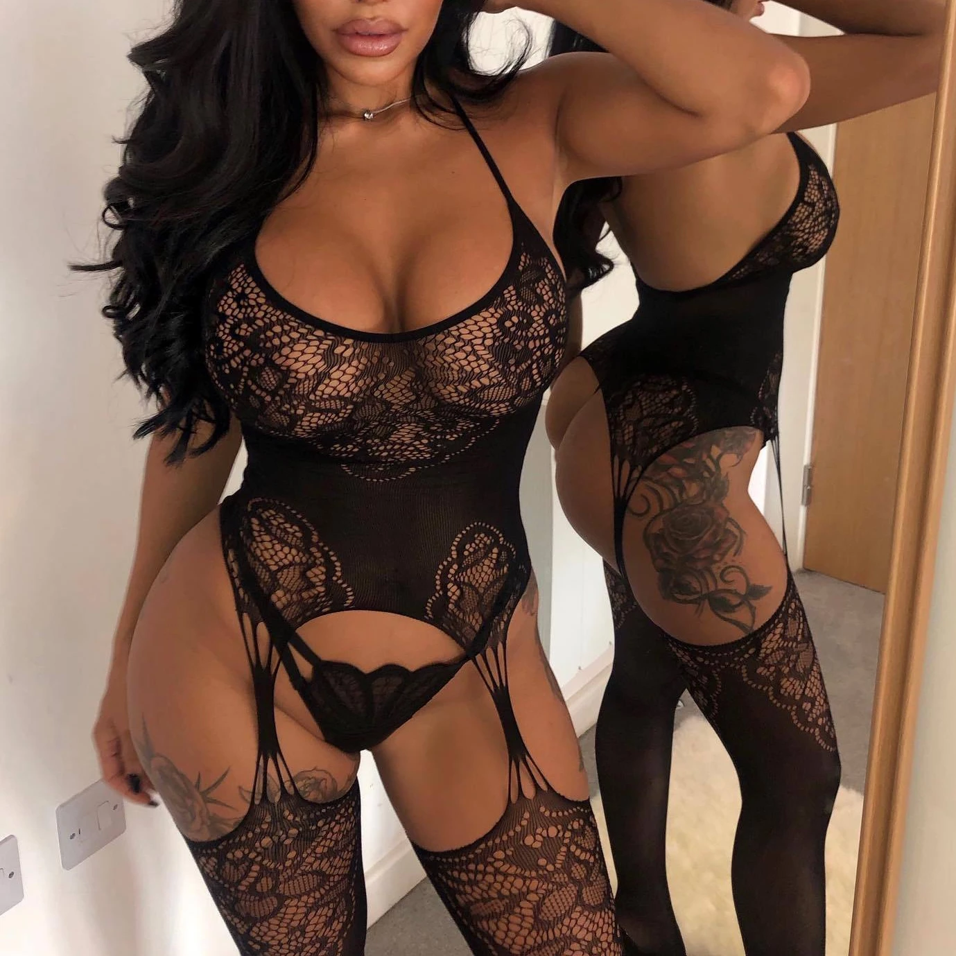 Women Bodystocking Lingerie Underwear Crotchless Sleeveless Bodysuits Costumes Sleepwear women underwear sexy lingerie