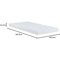 5 Inch Gel Memory Foam Mattress , Firm Mattress, Low Profile Bed Queen 5 Inch Mattress 2