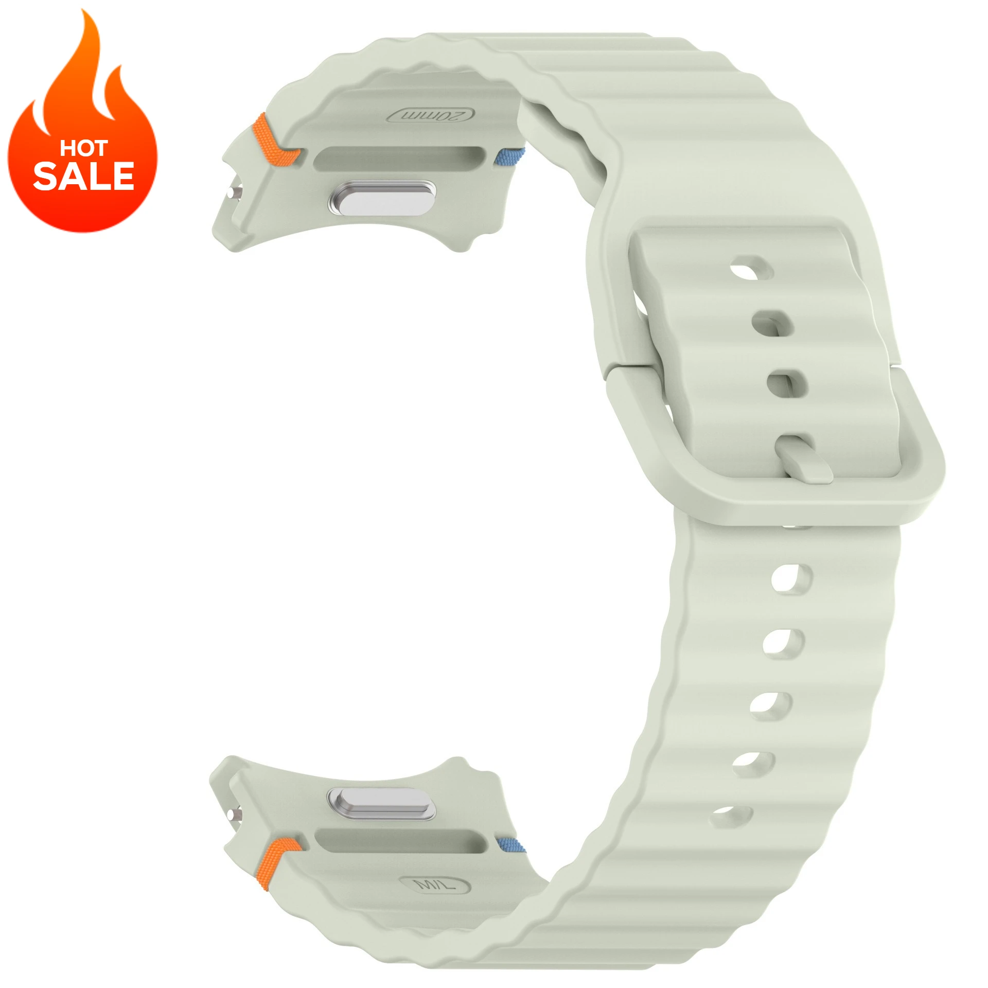 Seamless Quick Release Silicone Watch Strap - Versatile Design