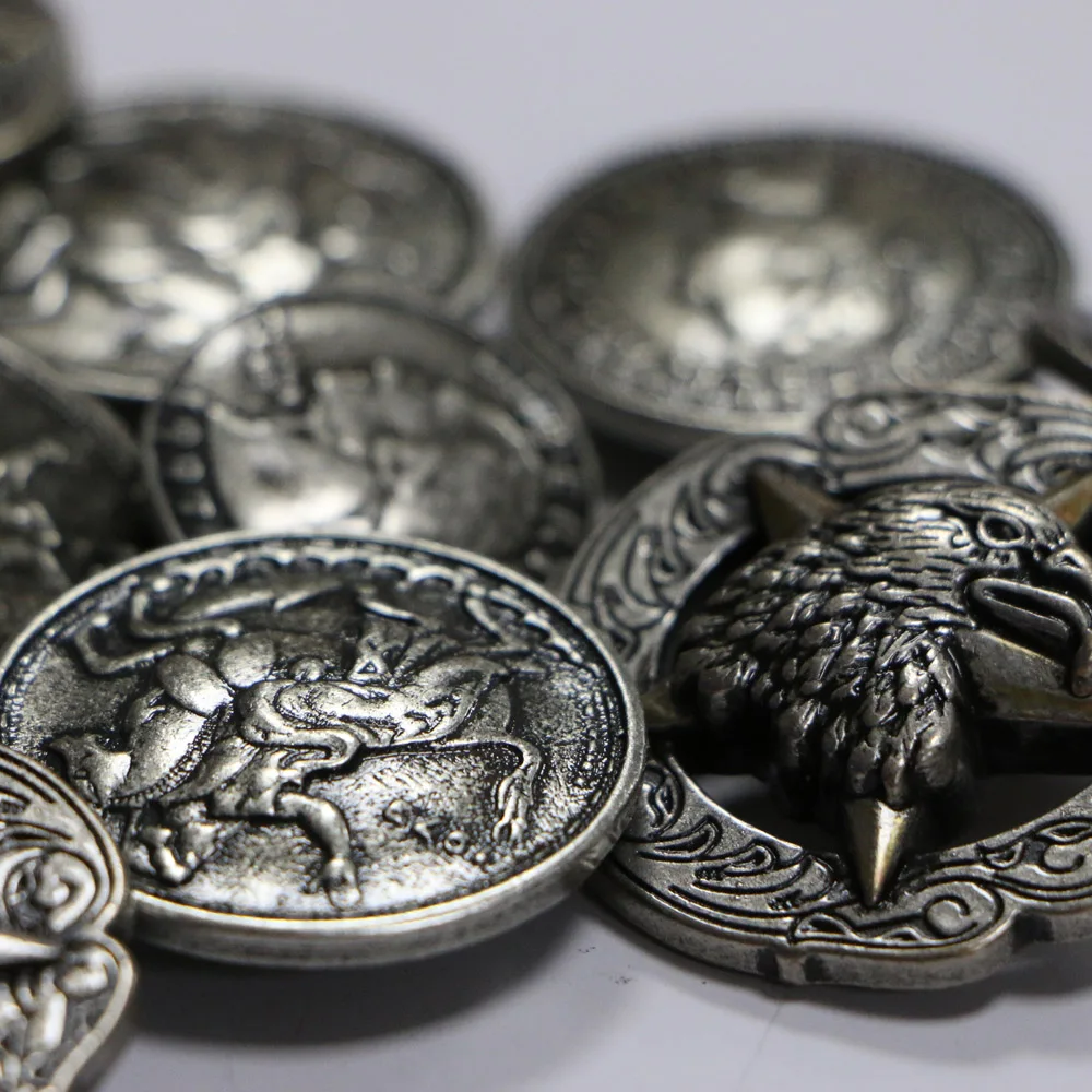 Retro style button wallet buckle decorative buckle 5