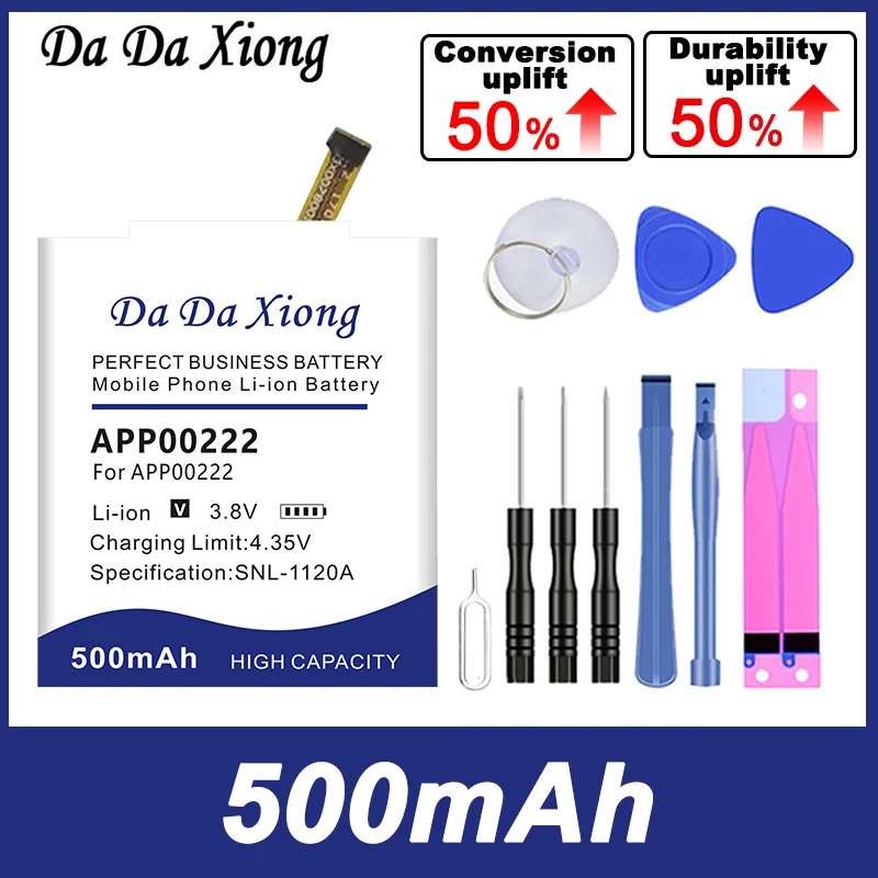 Batteria Di Ricambio App00222 Di Alta Qualità Per Michael Kors Access Grayson Mk5025 Smart Watch + Strumenti Gratuiti