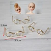 5pcs Cute Round Doll Glasses Frame for Bjd Fashion Plush Toy Glasses Dolls DIY Accessories Dress Up Toys for Girls 5