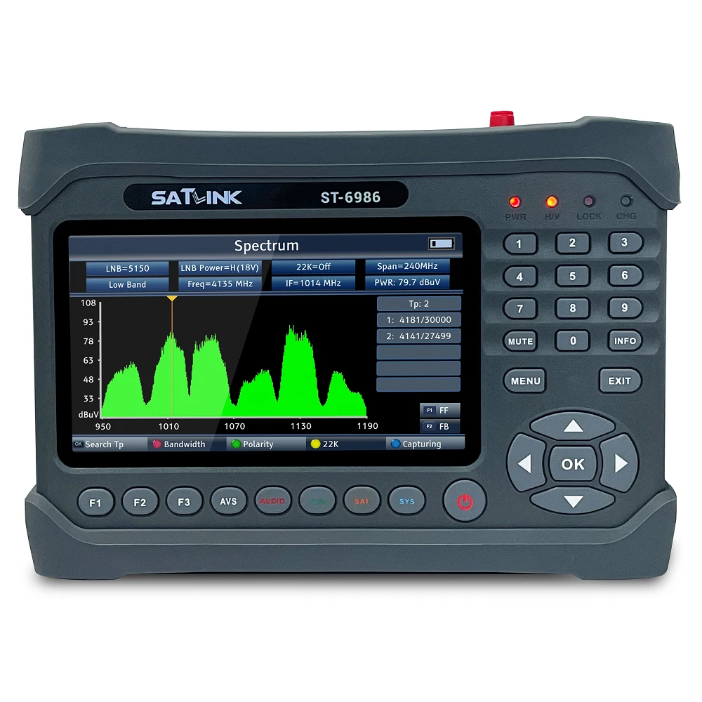 Satlink ST-6986 PRO DVB-S2/S, DVB-T/T2, DVB-C ST6986 h.265 hevc 10 Ʈ 跮,  ׽ ST 6986