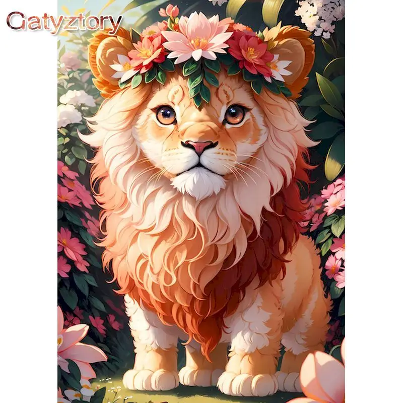 GATYZTORY Colorful Paint By Numbers On Canvas Markers By Numbers Animal  Deer Painting Numbers Unique Gift For Adult Children - AliExpress