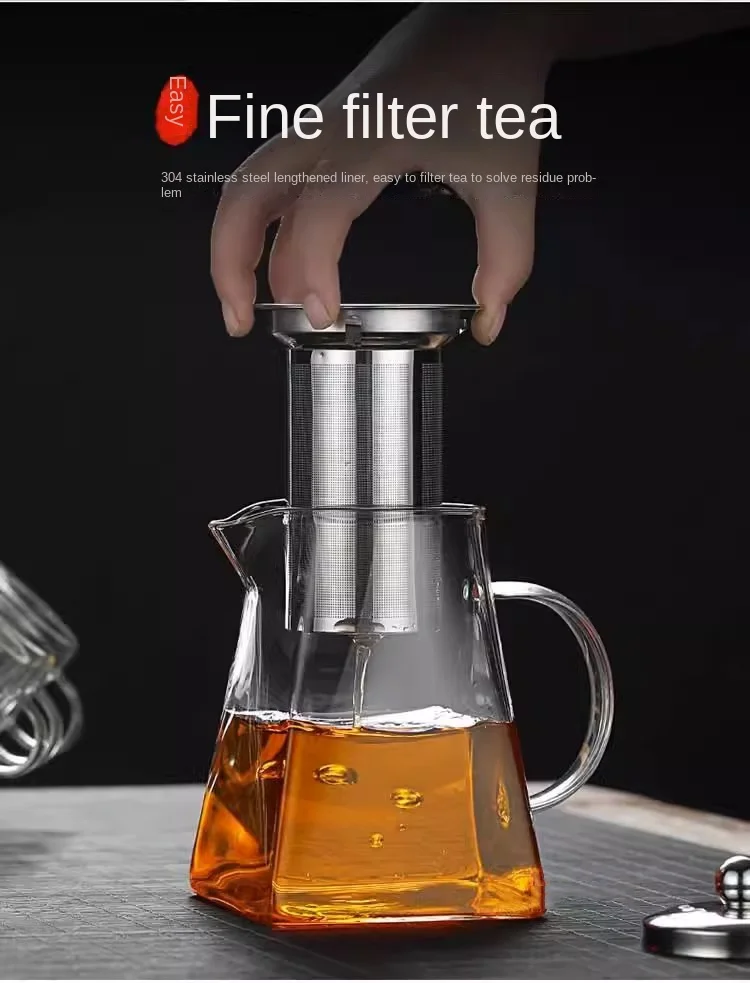 Teaware Transparent Borosilicate Glass Teapot