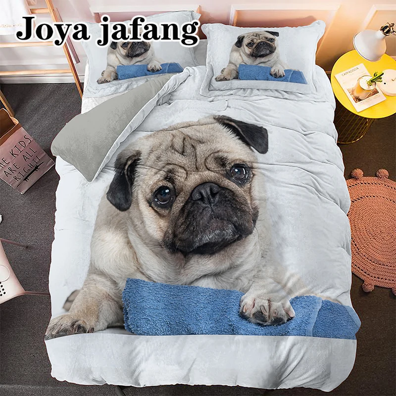 

New Bedding 3d dog Bedding Set Duvet Cover Bed Set Twin Bedding Queen King Size Bedding Set Comforter Set (No Filler)