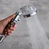 High Pressure Shower Head With 3 Modes Rainfall Shower Head Water Saving SPA Tourmaline Filter Bathroom Accessories 5