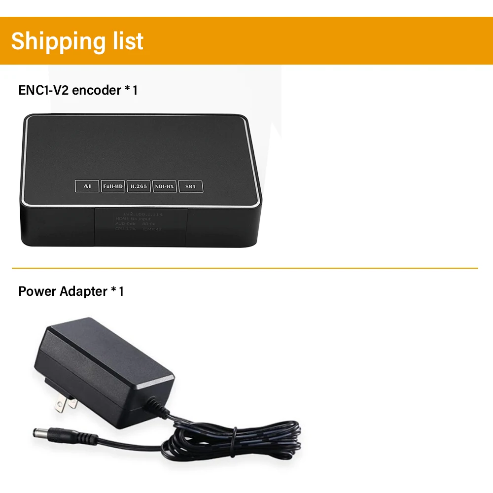 Link Pi ENC1-V2 NDI license Hisilicon Hi3520DV400 Decoder HD SR/RTMP/RTSP/HLS Live Broadcast