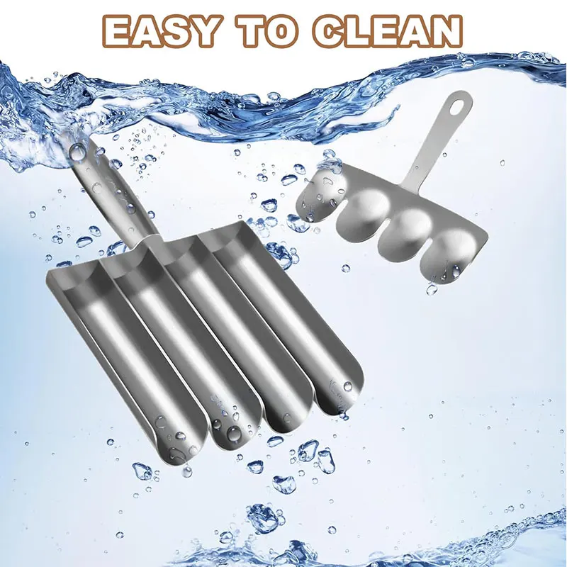 Stainless Steel Meatball Scoop Maker Mold for Fish Beef Easy-Release Non-Stick Rice Ball Dumplings Maker DIY Kitchen Tools meat ball maker dumplings ware