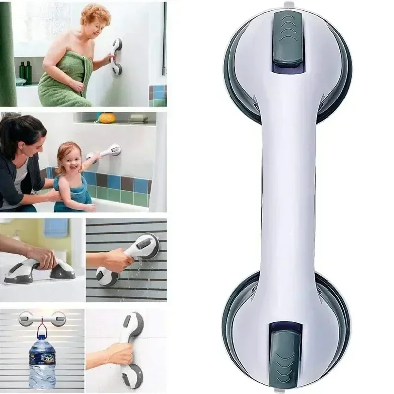 Anti Slip Bathroom Elderly Safety Helping Handle Shower Handle Support Toilet Safe Grab Bar Vacuum Sucker Suction Cup Handrail