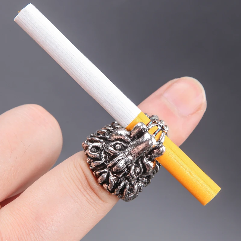 Brass Cigarette Holder Ring
