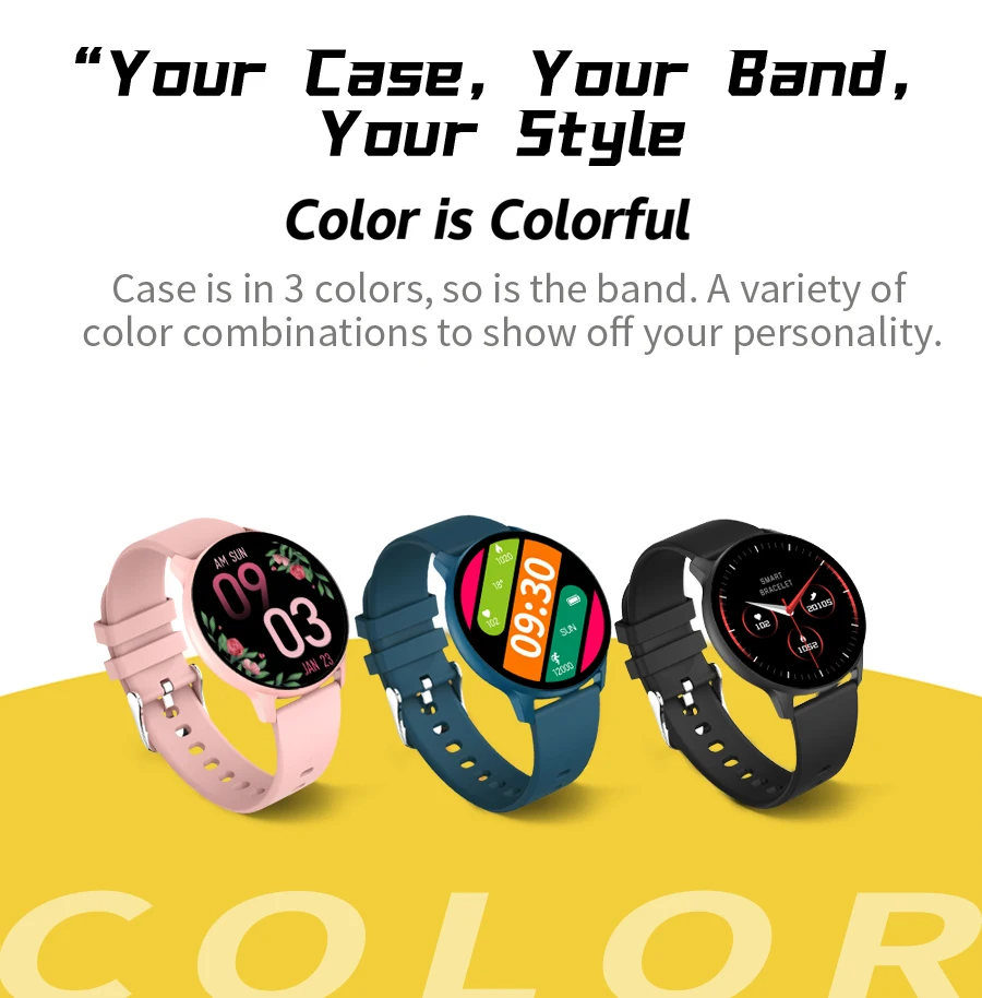 ZOZ 2022 New Smart Watch Men Full Touch Screen Sport Fitness Watch IP67 Waterproof Bluetooth For Android ios smartwatch Men+box