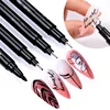 Nail Art Paintbrush With Ultra-fine Drawing Lines Edges Quick Drying Waterproof Acrylic Marker Pen Graffiti Pen 1