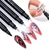 Nail Art Paintbrush With Ultra-fine Drawing Lines Edges Quick Drying Waterproof Acrylic Marker Pen Graffiti Pen 1