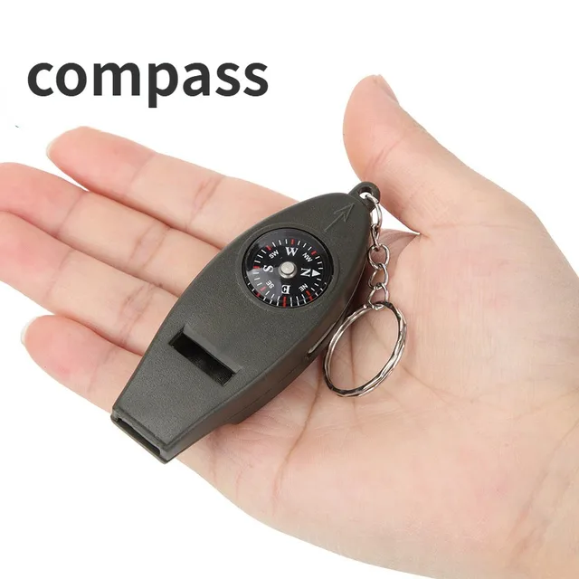 Outdoor Four in One Compass Whistle: A Must-Have for Adventure Enthusiasts