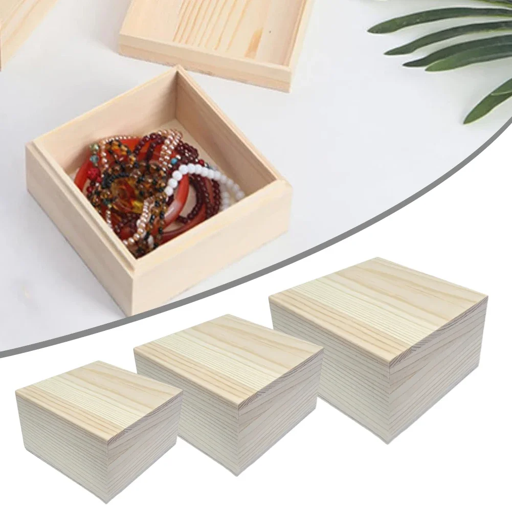 New Wooden Box Rolling Tray Accessories Bamboo Storage Container With Lock Organizer Bathroom Storage 6