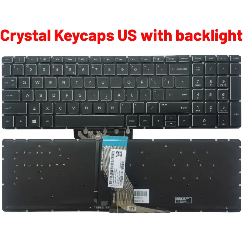 Teclado do Portátil para hp Russo us uk Espanhol Espanhol Inglês Espanhol Espanhol Espanhol Espanhol Espanhol Espanhol Espanhol Espanhol Espanhol Espanhol Pn-c130 - Imagem 5