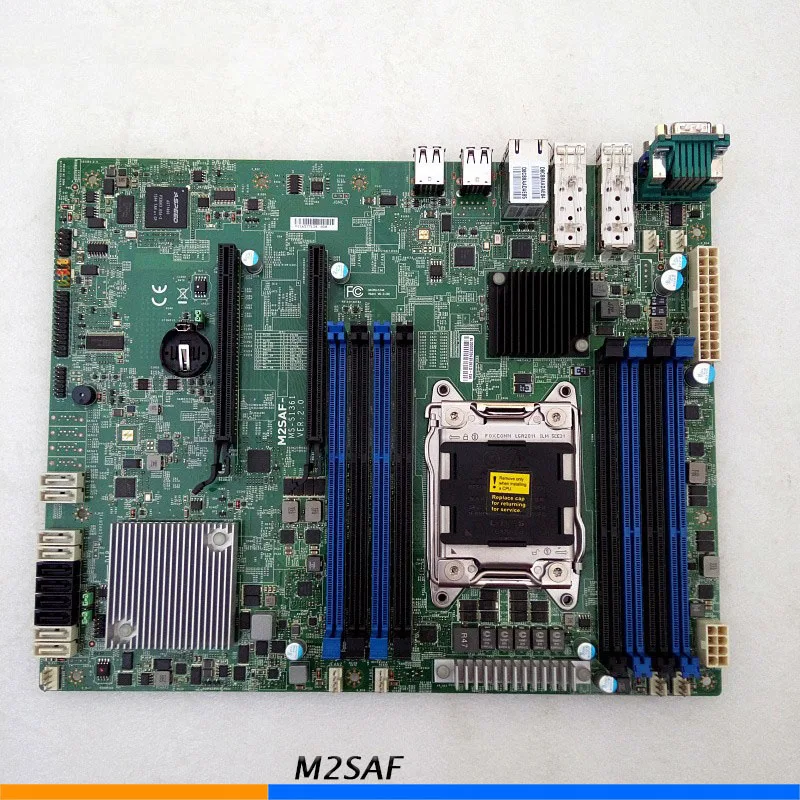 One Way Server Motherboard For MS S1361 M2SAF VER 2 0 2011 DDR4 Fully Tested Good