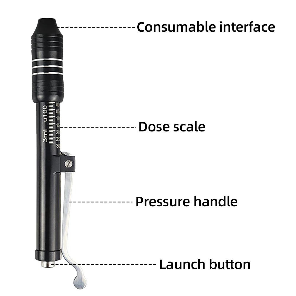 2 IN 1 High Density Metal High Pressure Hyaluronic Acid Pen For Anti Wrinkle Lifting Lip Hyaluron Gun Atomizer Lip Injection Pen
