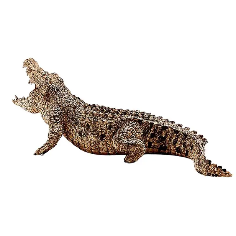 

Детский прочный игровой набор «крокодил» для всей семьи, Обучающие игрушки, фигурки «крокодил», модели игрушек для мальчиков